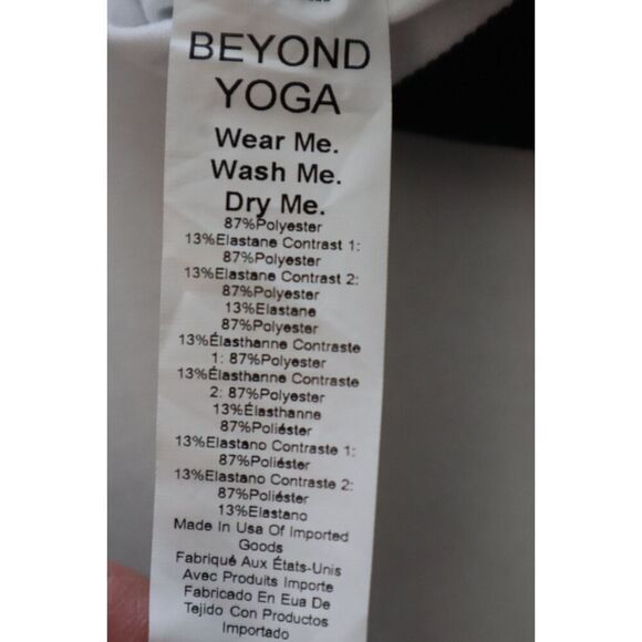 Beyond Yoga SD3545 Women's Sz M Beige Horizon Colorblock MIDI Leggings - Picture 6 of 13